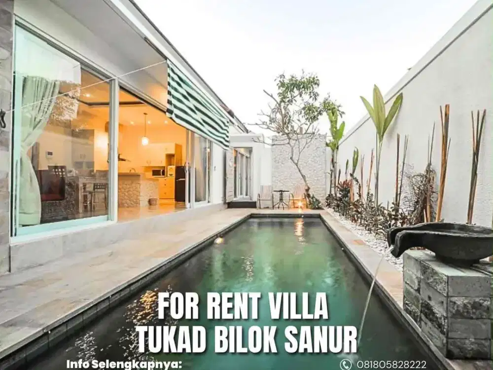 For Rent 2 Bedroom Villa Jalan Tukad Bilok Sanur