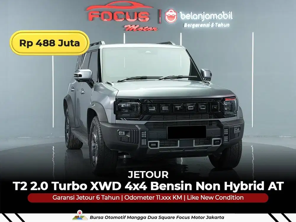 [ 4x4 - XWD ] Jetour T2 T 2 2.0 Turbo Bensin Non Hybrid 2026/2025