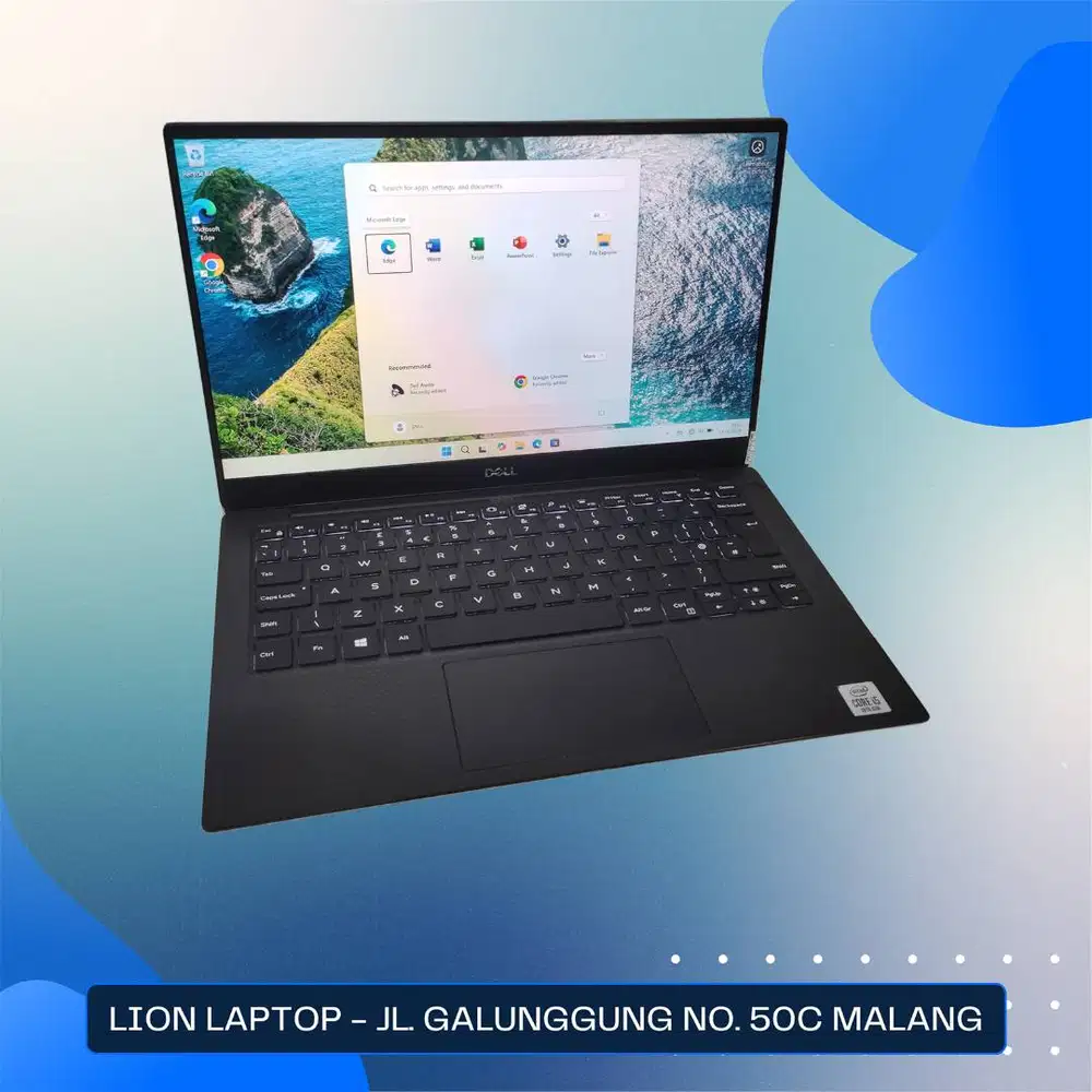 Slim & Ringan Core i5 gen 10 RAM 8 SSD 256 DELL XPS 13 7390 [26|08]