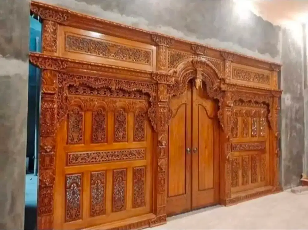 Produksi pintu gebyok