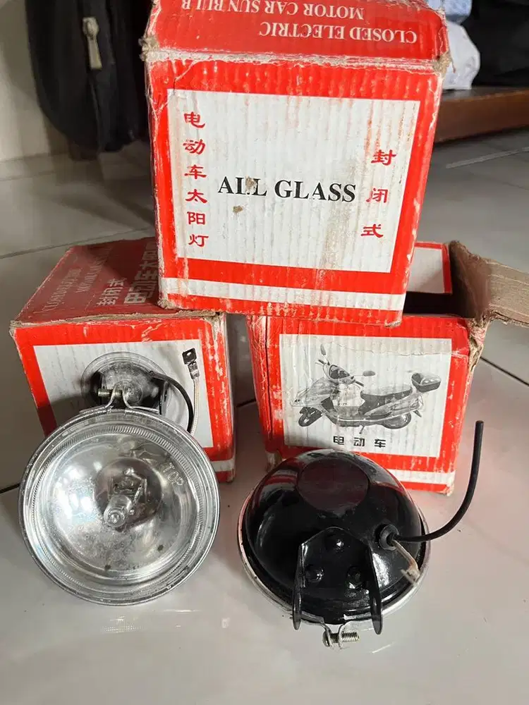 Foglamp All Glass Kuat Tebel & Bisa Untuk Mobil Motor Bus Truck