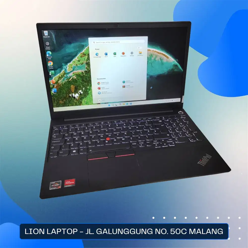 Gaming/Editing AMD Ryzen 5 RAM 8GB Lenovo Thinkpad E15 [26|08]