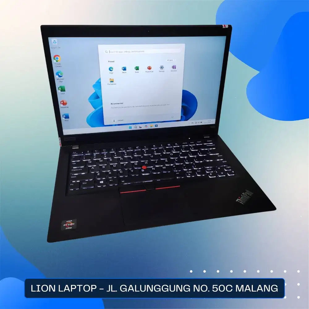 RAM 16GB AMD Ryzen 7 4Ghz VGA 2GB Lenovo Thinkpad T495s [26|08]