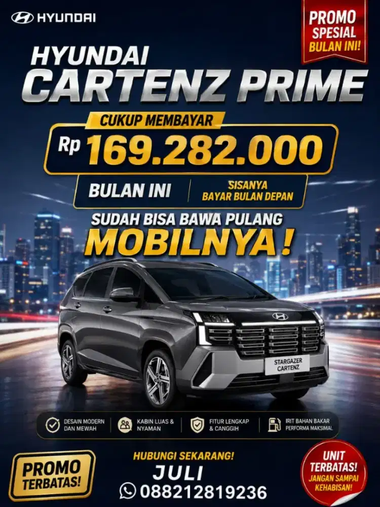 PROMO HYUNDAI CARTENZ CASH, KREDIT, TUKAR TAMBAH.