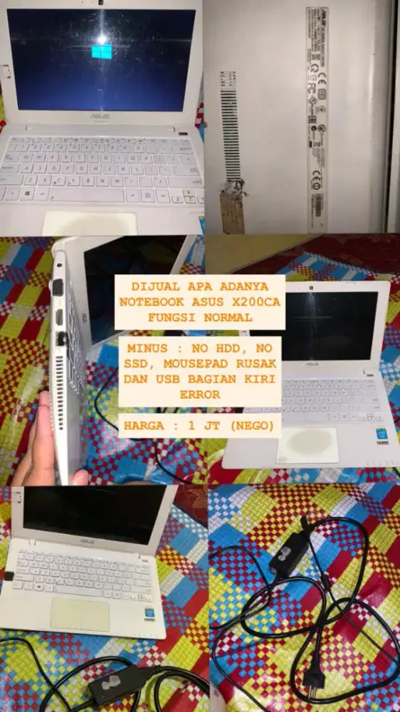 Dijual notebook asus