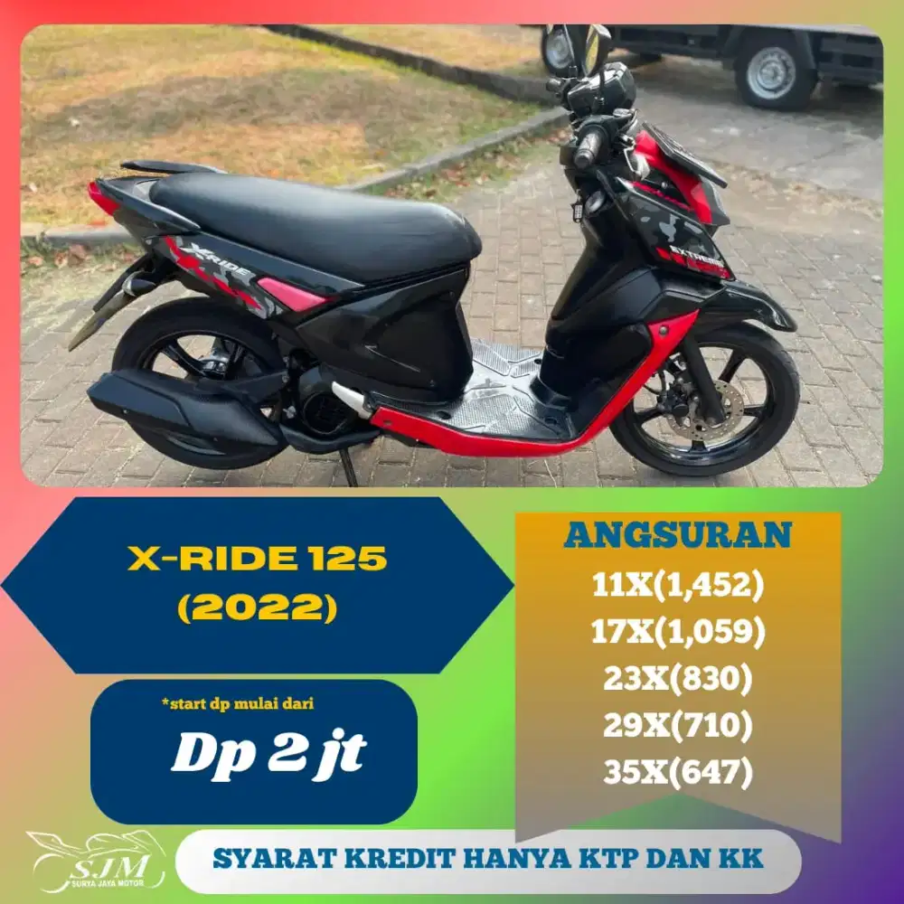 YAMAHA X-RIDE 2022 CASH & KREDIT