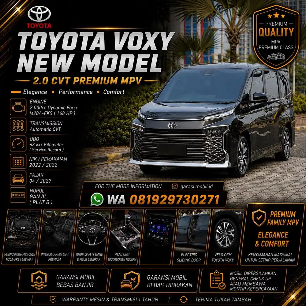 Toyota Voxy New Model 2.0 AT 2022
