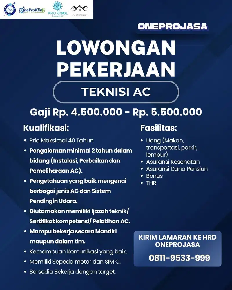 LOKER TEKNISI AC