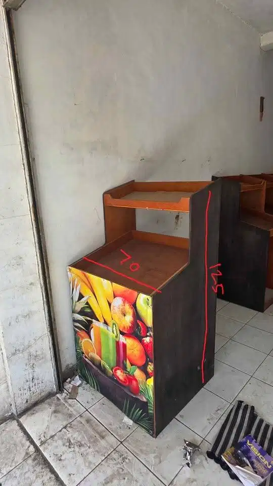 rak dagang buah dan sayur