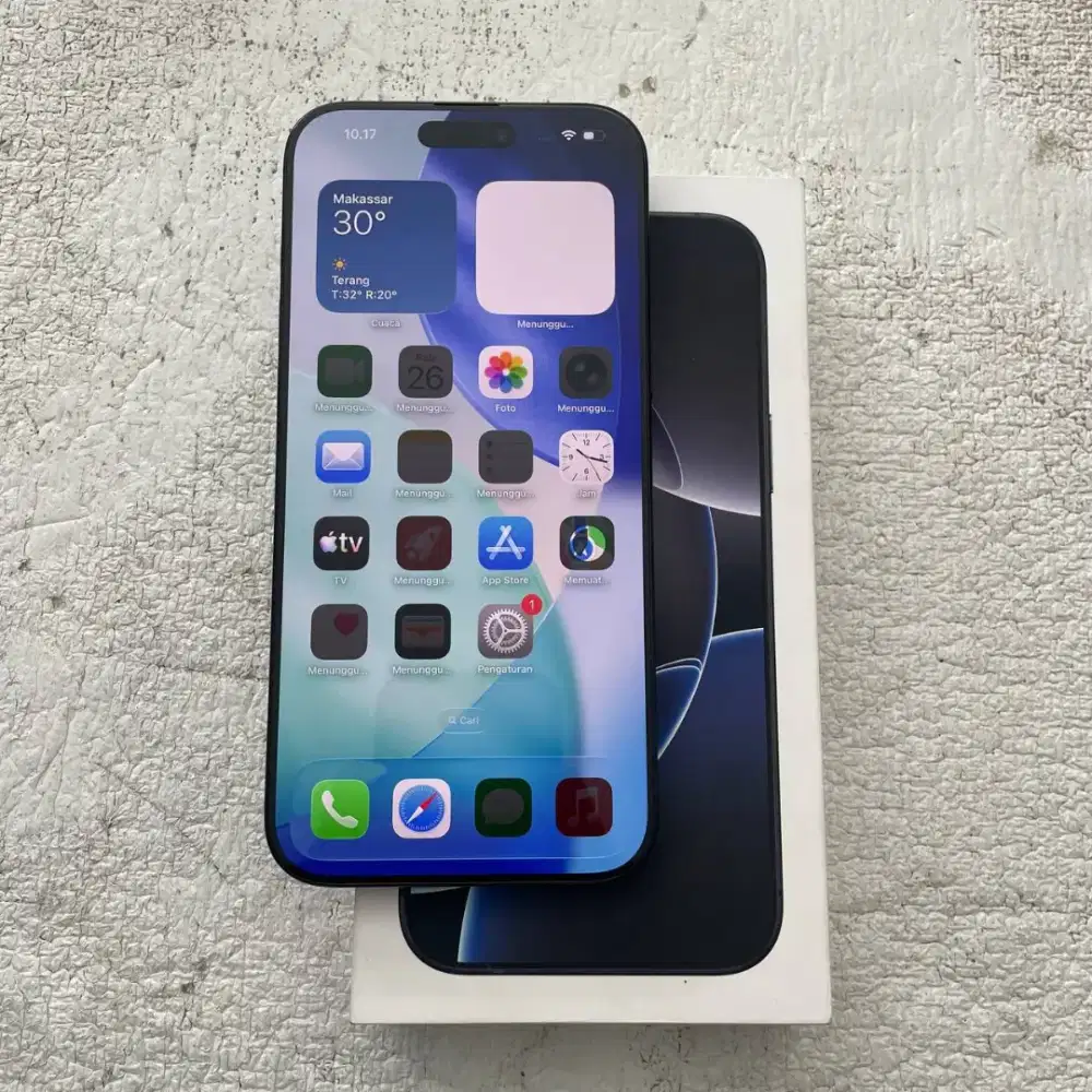 iPhone 16 Pro Max iBox PA/A Warna Black Titanium 512GB