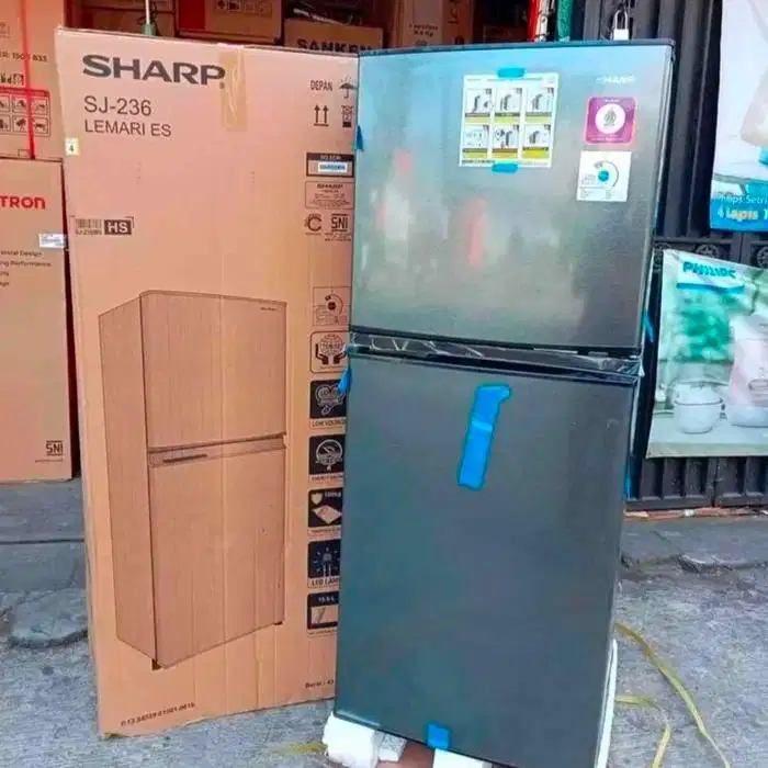 kulkas shap 2 pintu