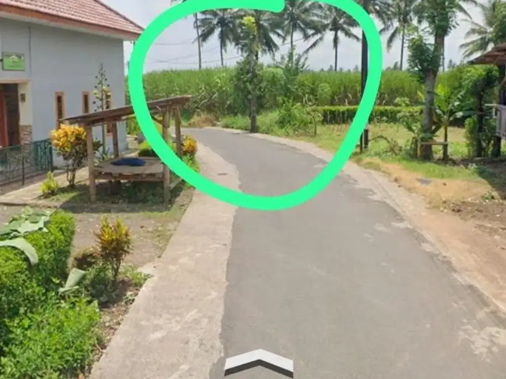 Tanah Jual murah B.U Jl. Diponegoro Pagelaran pinggir jalan aspal