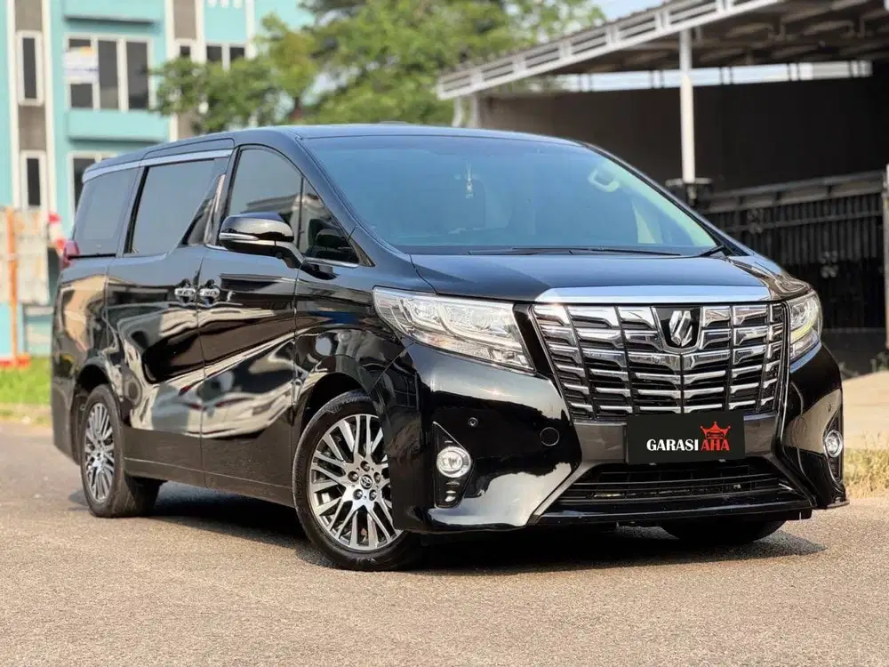 Toyota Alphard 2.5 G ATPM Hitam Metalik 2015 (Aha Adex)