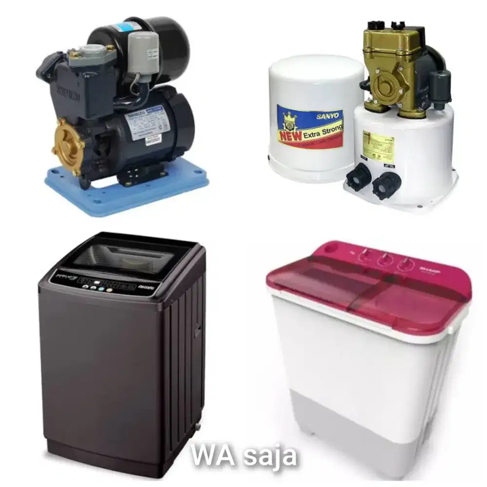 Servis Pompa air Mesin cuci Kipas angin Magic com Dispenser Kulkas dll