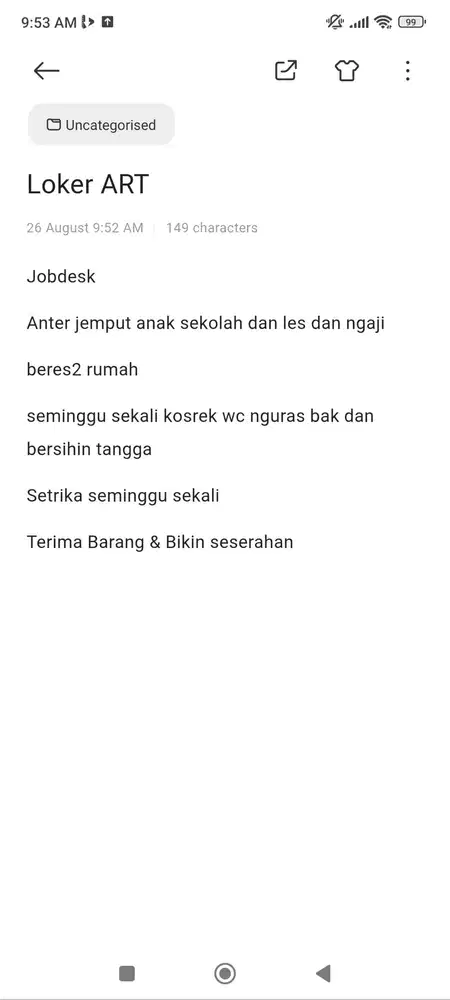 LOKER ART SUMUR BATU