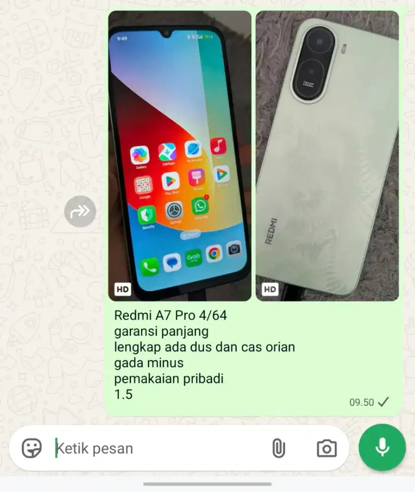 Xiaomi Redmi A7 Pro 4/64 fullset nominus