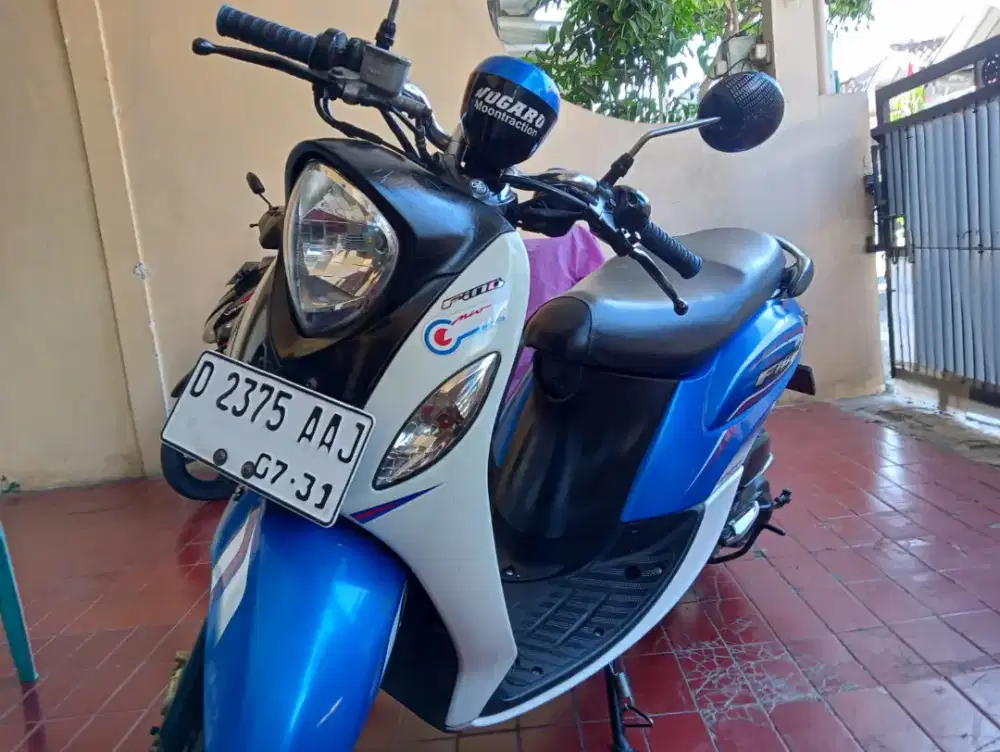 Yamaha Fino Sport 2016 Fi-125 Biru Putih ori mulus siap pakai