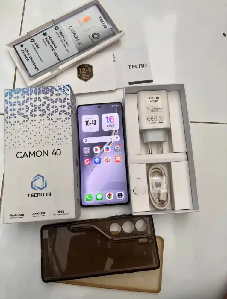 Tecno camon 40 8/256 fullset