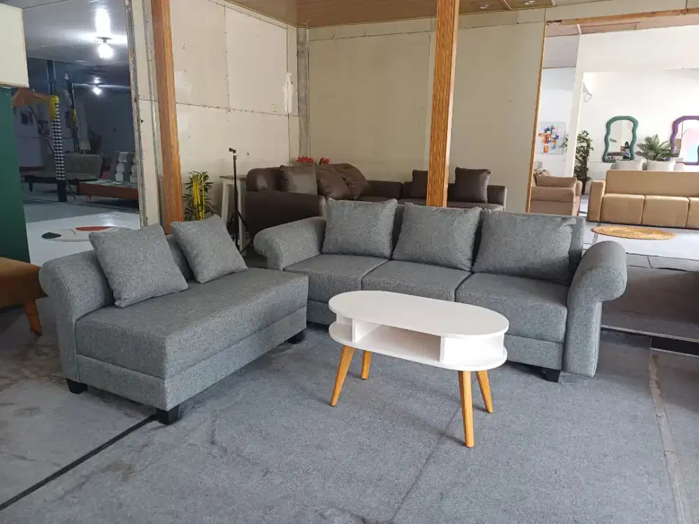 Sofa tamu L putus, free antar jogja