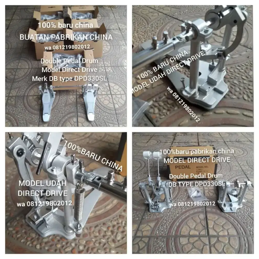 100%br DIRECT DRIVE DOUBLE PEDAL DRUM CINA