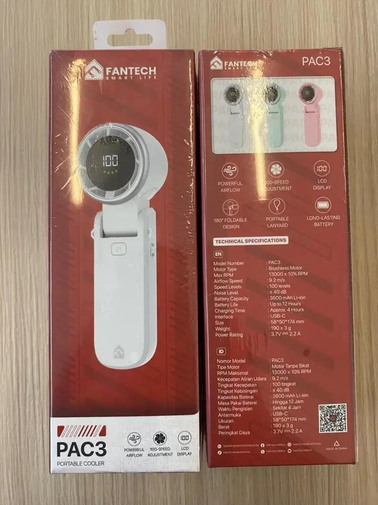 Kipas Fantech PAC 3 White