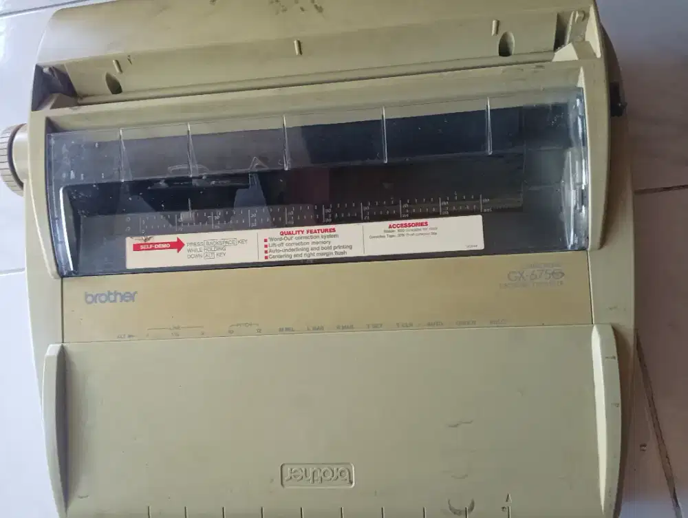 Mesin ketik brother CX-6750