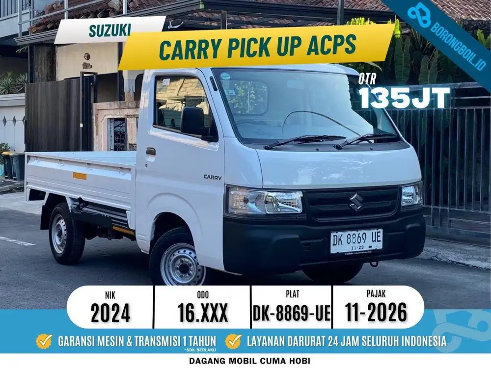 LOW KM!!CARRY PICK UP MANUAL 2024 SIAP PAKAI