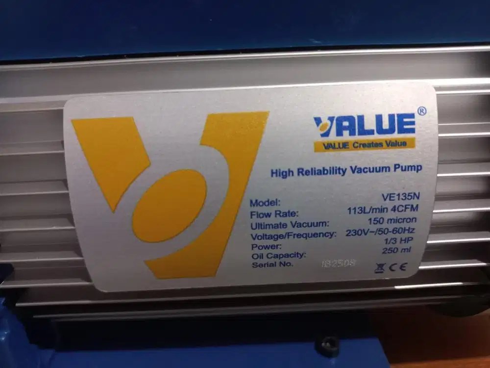 vacum 1/3 hp dan manifold (value )