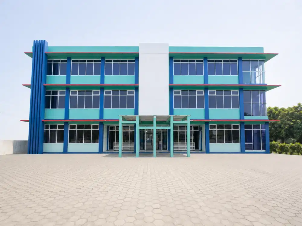 Dijual Gedung 3 Lantai Multi Guna Siap Pakai di Kota Serang Cilegon Luas Tanah 2500 Meter