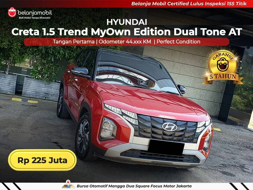 [ GARANSI 5TH ] Hyundai Creta 1.5 Trend MyOwn Panoramic AT 2022 2023