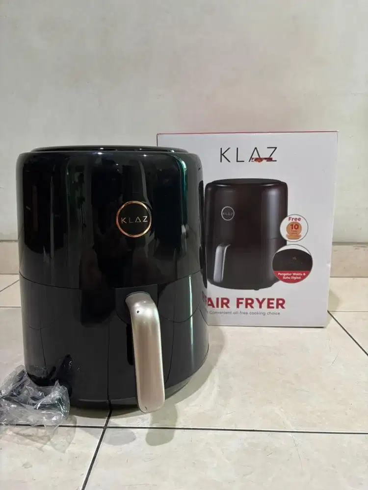 (NEW) KLAZ Air Fryer 4,5L Digital – Penggorengan Rendah Lemak**