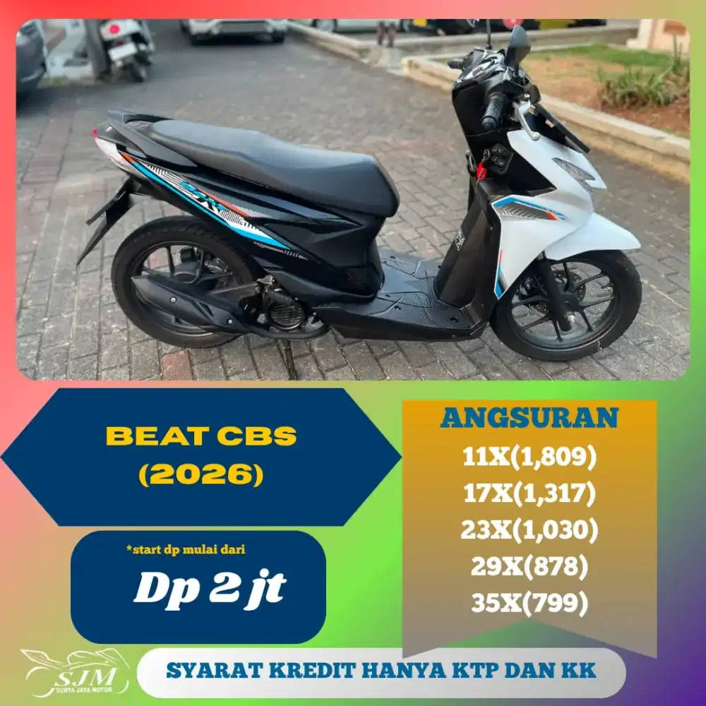 HONDA BEAT CBS 2025 PAJAK PANJANG
