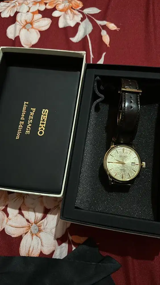 Seiko Presage Cocktail Time STAR BAR Honeycomb Limited Edition.
