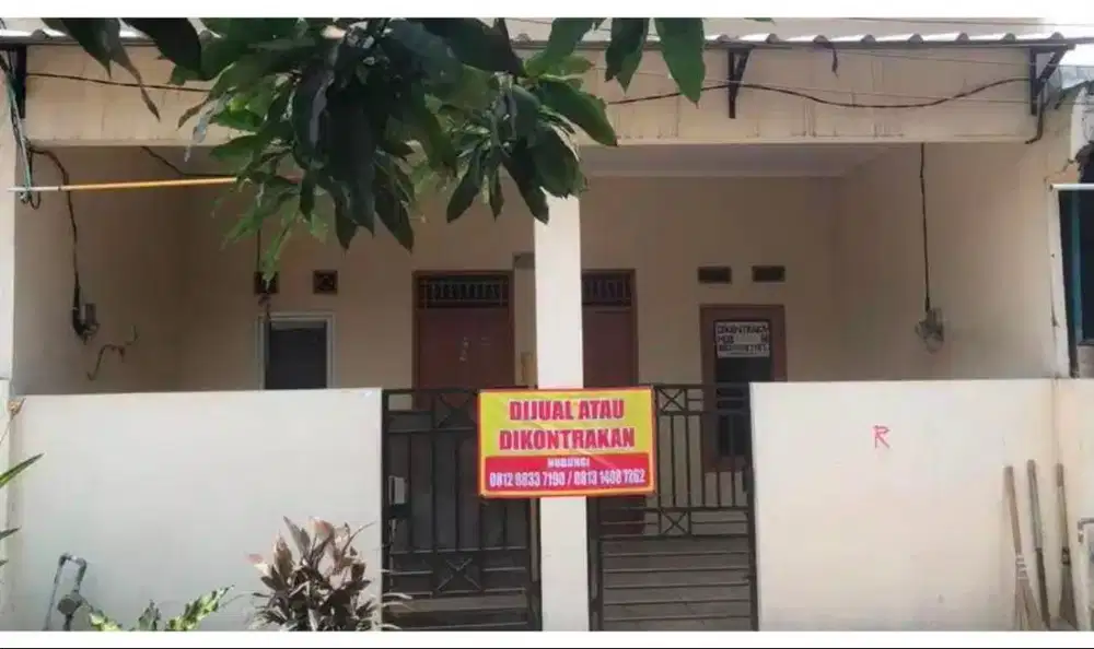 DIJUAL CEPAT TANPA PERANTARA RUMAH KONTRAKAN 2 PINTU DI RAJEG