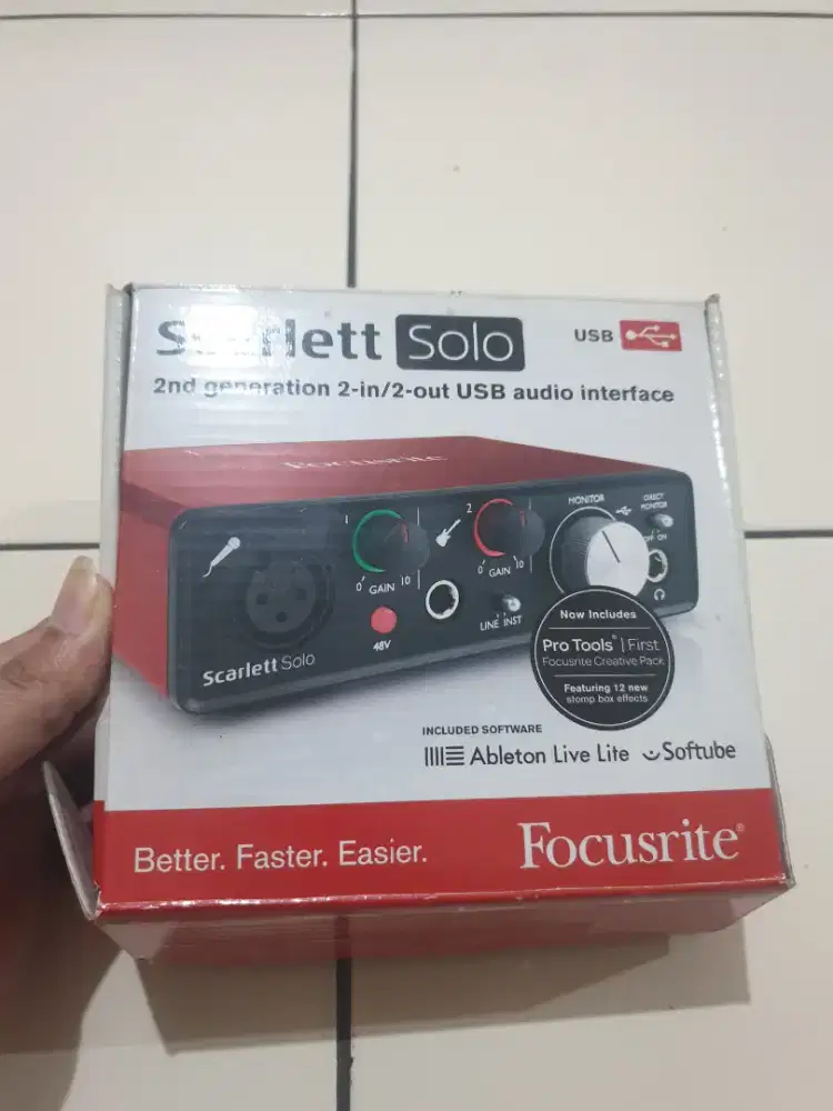 Focusrite Scarlett solo 2nd Gen