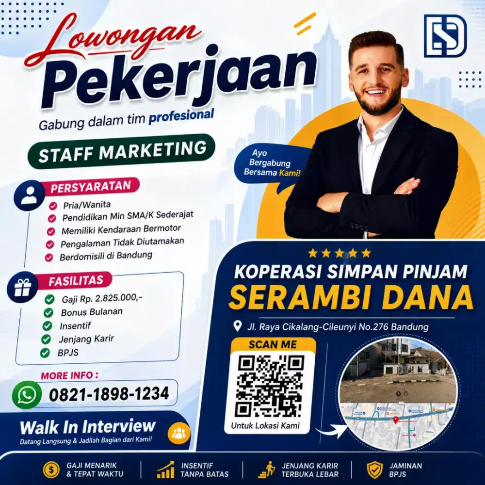 Lowongan kerja yuu join now