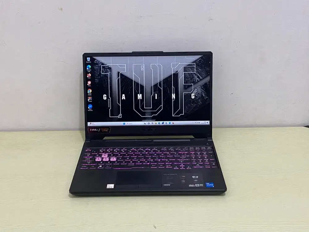 Asus TUF Gaming Intel Core i5-11400H RAM 8GB SSD 512 GB RTX 3050 Mulus
