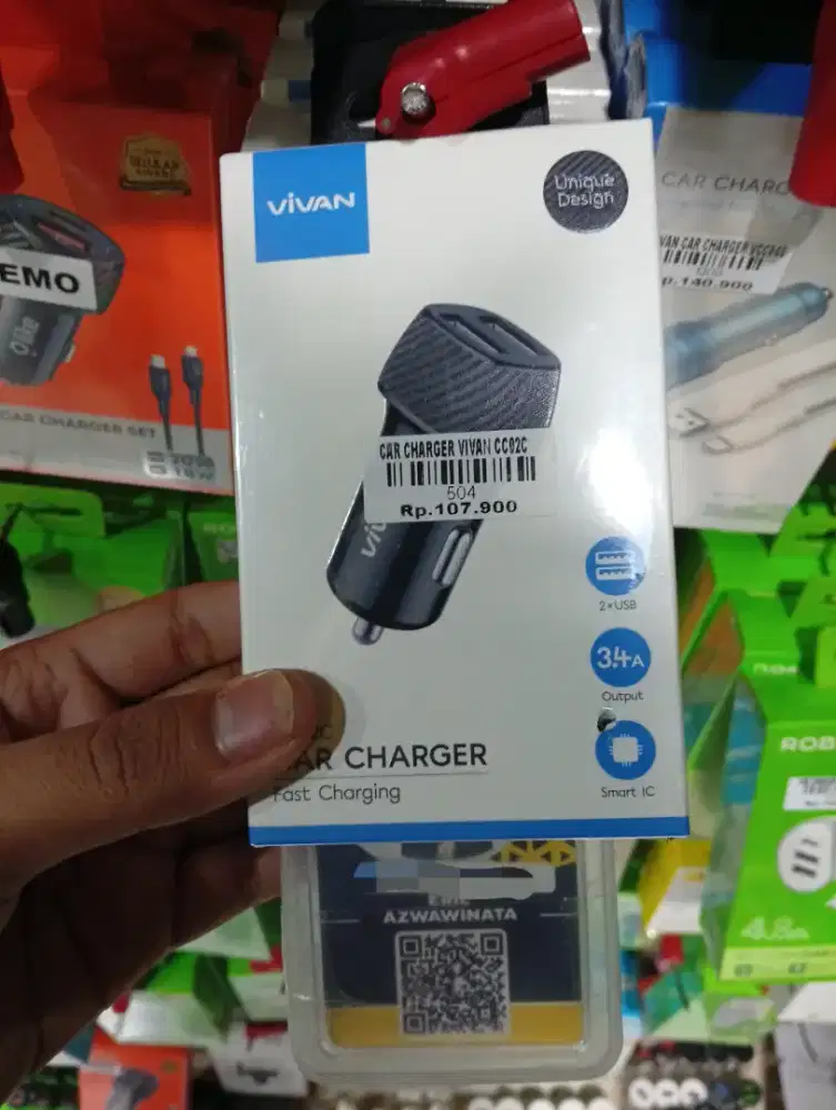 CAR CHARGER VIVAN CC02C l ATLANTIS DAHSYAT