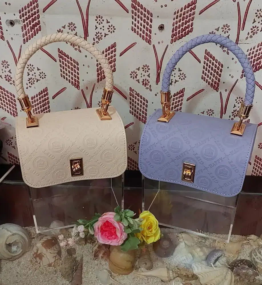Tas hand bag acrylic import