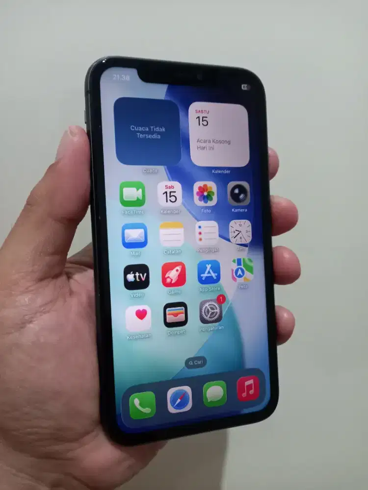 IPhone 11 Black 128Gb Fullset ex inter ada minus
