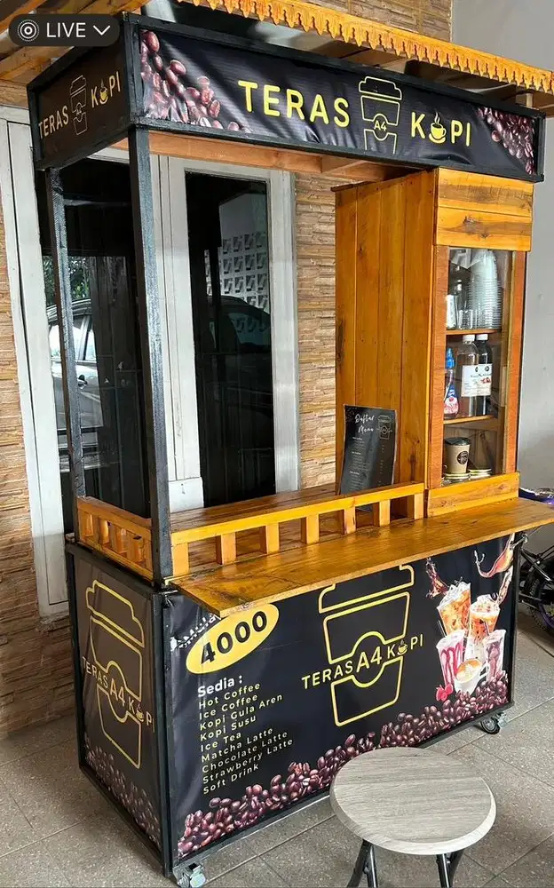 Gerobak Minuman Kekinian
