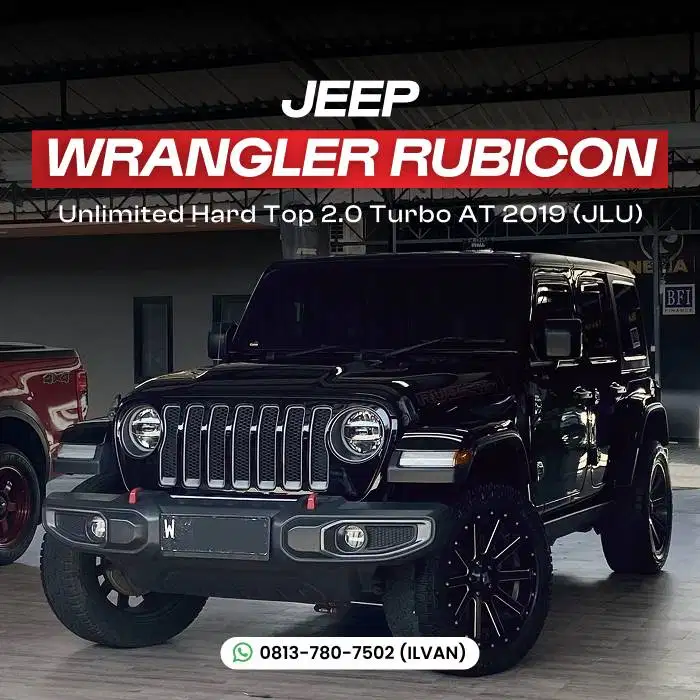 Jeep Wrangler Rubicon Unlimited Hard Top 2.0 Turbo 2019 AT MATIC (JLU)