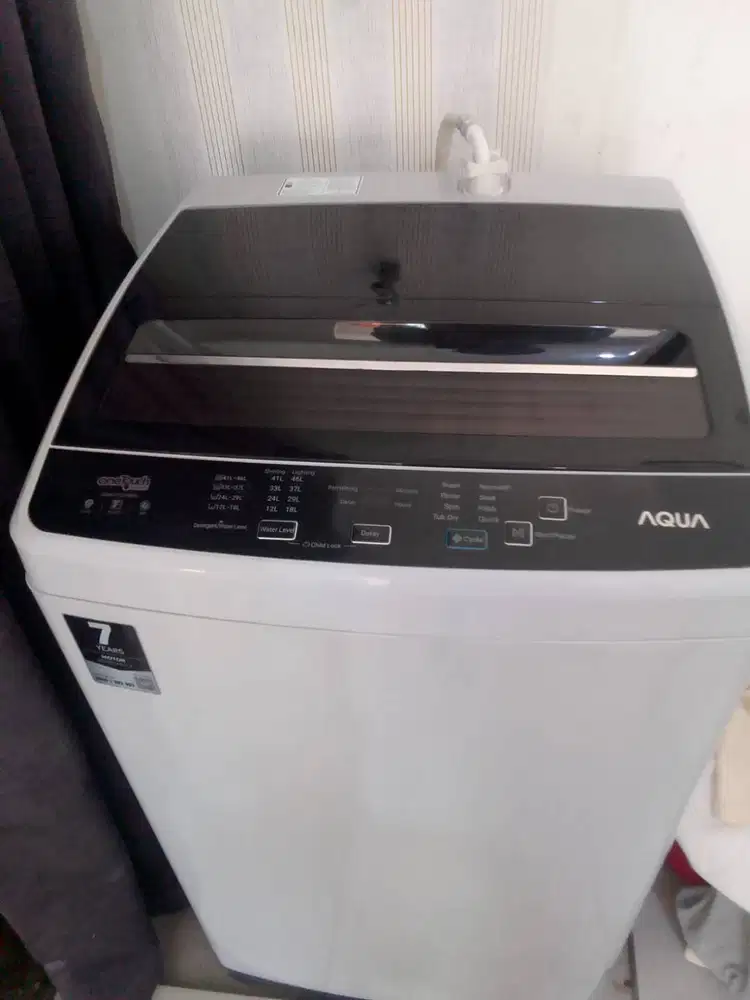 Di Jual mesin cuci merek aqua, AUTOMATIC 07KG, cuci, bilas, pengering