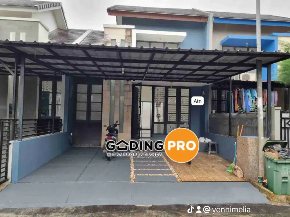 RUMAH 1 LANTAI CIBUBUR RESIDENCE SHM ALTERNATIF CIBUBUR RAPI SIAP HUNI DEKAT LRT HARJAMUKTI