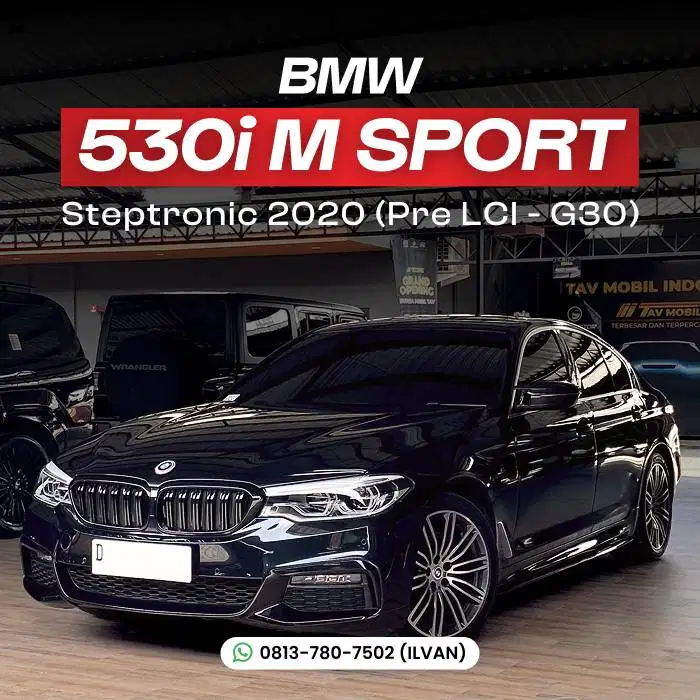 BMW 530i M Sport Steptronic 2020 AT MATIC (Pre LCI - G30)