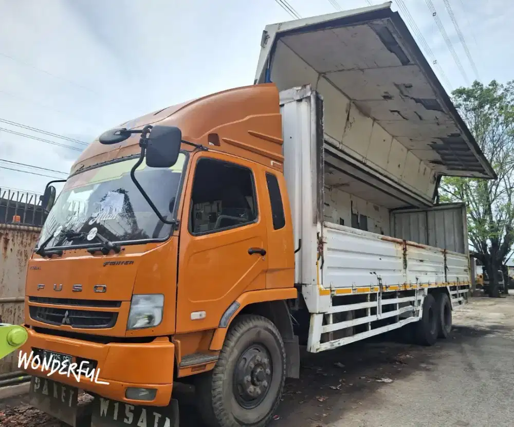 Mitsubishi Fuso Tronton 6×2 FN61Long Wingbox9.8mtr BioSolar Hino Lohan