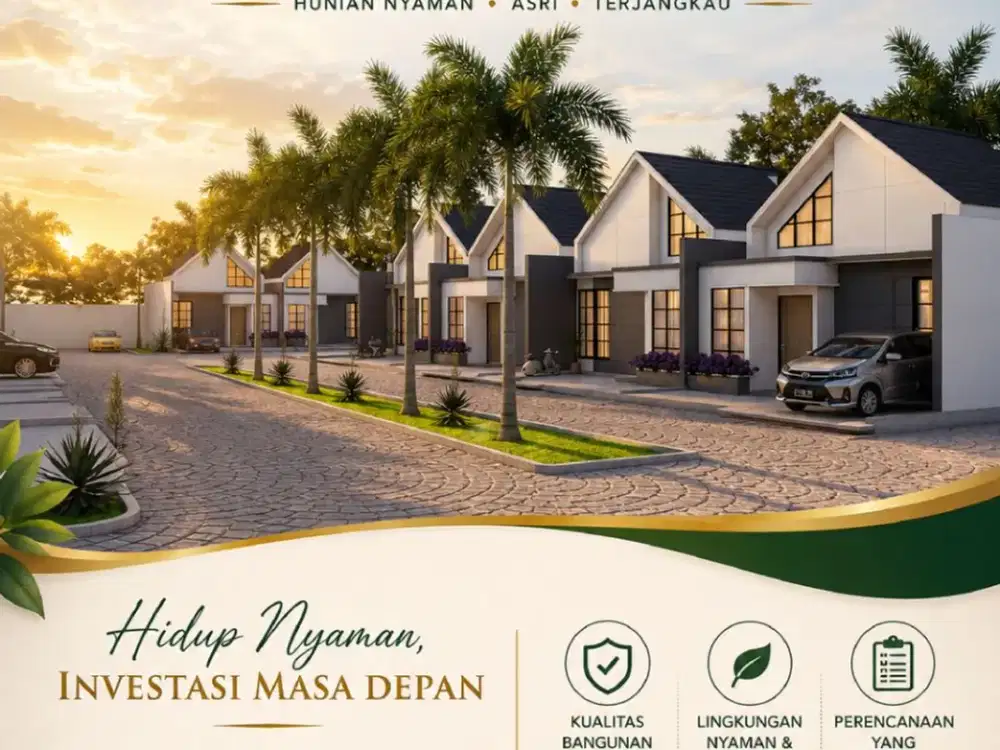 Miliki Rumah Impian Mulai 350 Jutaan di Griya Jenar Asri