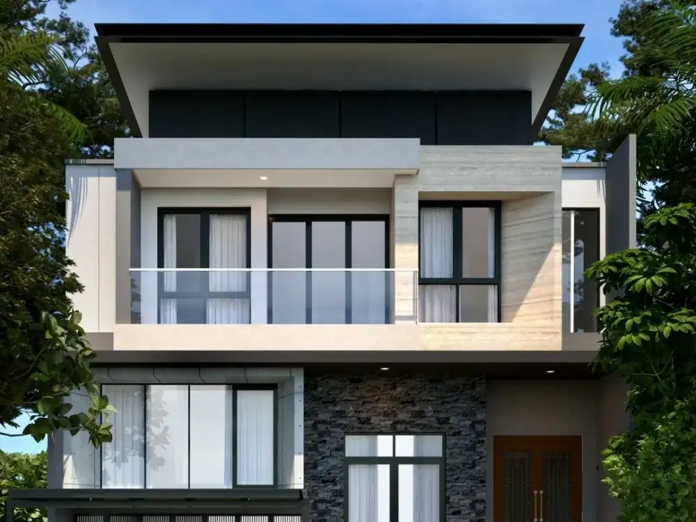 Pakuwon indah jual rumah new Gress mewah modern minimalis