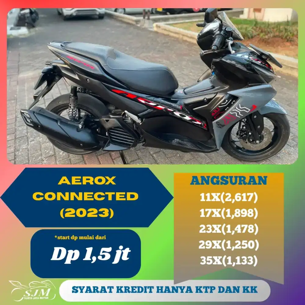 YAMAHA AEROX CONNECTED 2023 PAJAK PANJANG