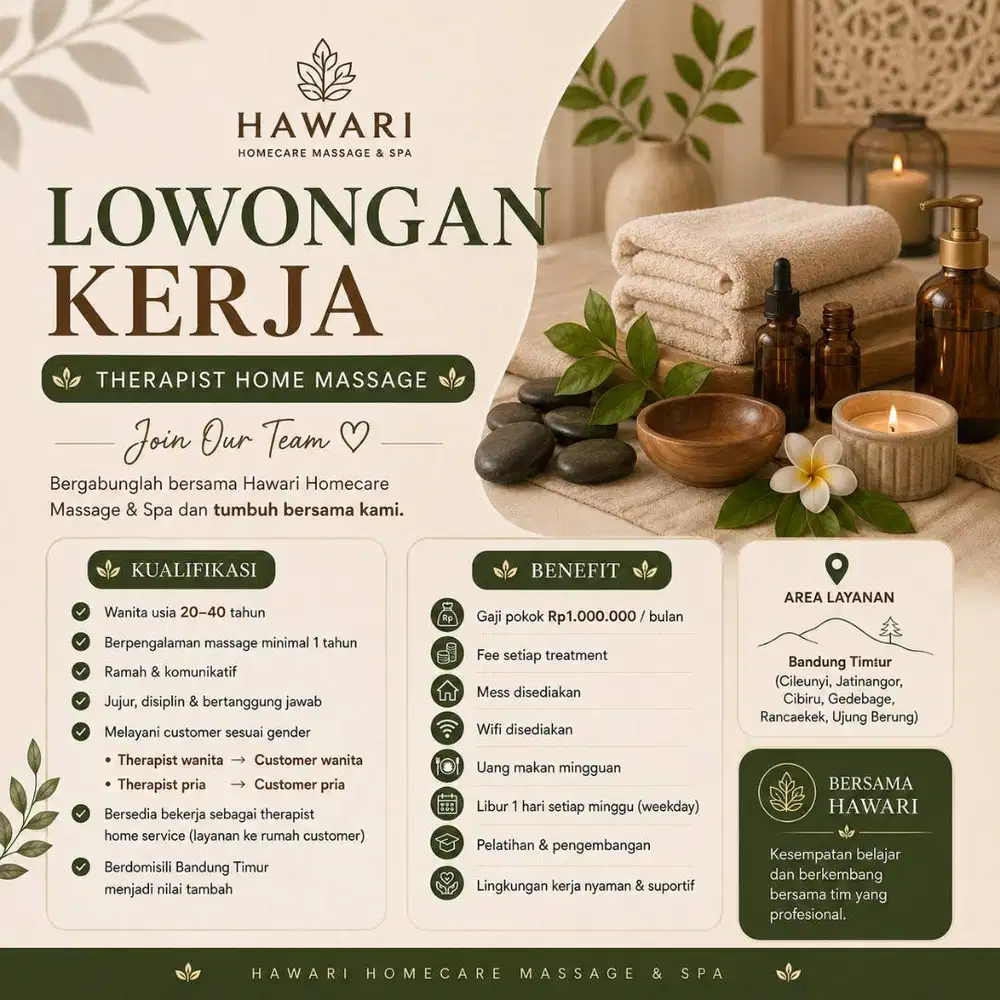 TERAPIST PIJAT HOMECARE